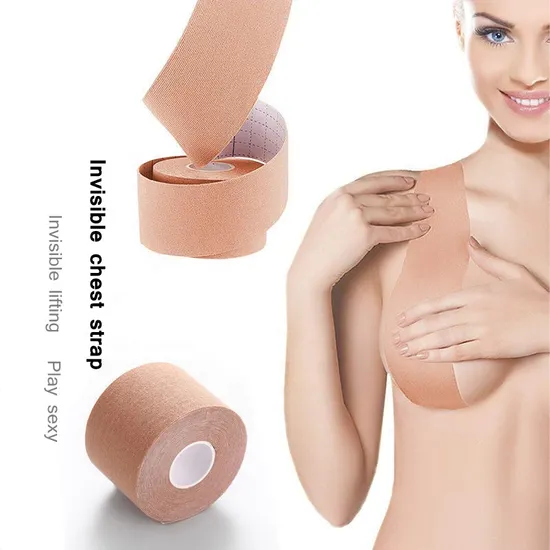 Lady Breast Bra Adhesive Lifting up Invisible Roll Uplift Body Boob Tape with Box