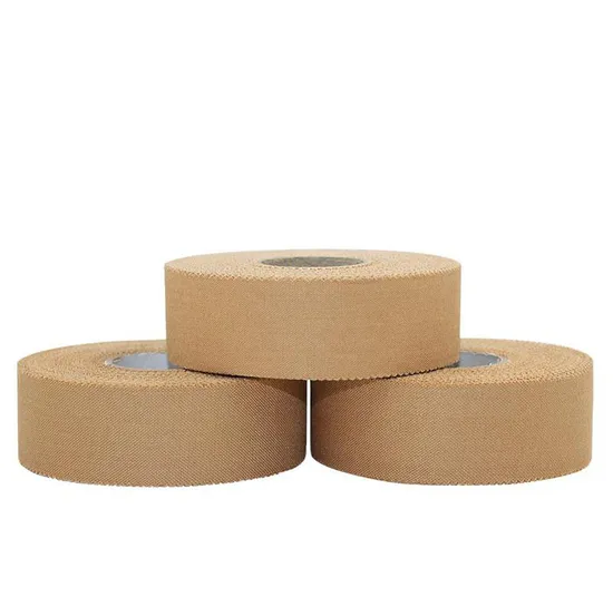 Premium Sports Tape Athletic Strapping Waterproof Zinc Oxide Adhesive Strong Support Rigid Fabric Sticky Leukoplast Rayon Tape 