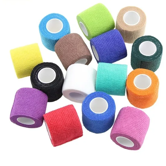 Sport Pre Wrapping Bandage Wholesale Soft Colorful Elastic Athletic PU Foam Tape 