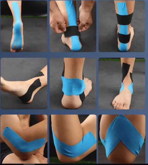 Colorful Cotton Athletic Sports Tape Coach Tape Rigid Tape Rayon Strapping Rigid Tape Size 2.5cm/3.8CMM/5cmx4.5m/9.14m/13.7m 