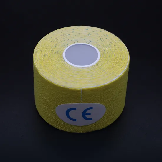 Highly Breathable Colorful Products Kinesiology Tape Athletic Body Medical Cohesive Elastic Cotton Bandage 