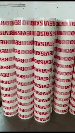 Transparent Boob Tape Box Tape Waterproof Carton Sealing Tape with Company Logo 